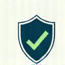 Illustration of a shield and checkmark symbolising satisfaction